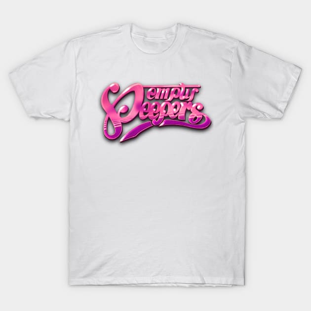 Empty Peepers Logo Pink T-Shirt by CreativeOpus